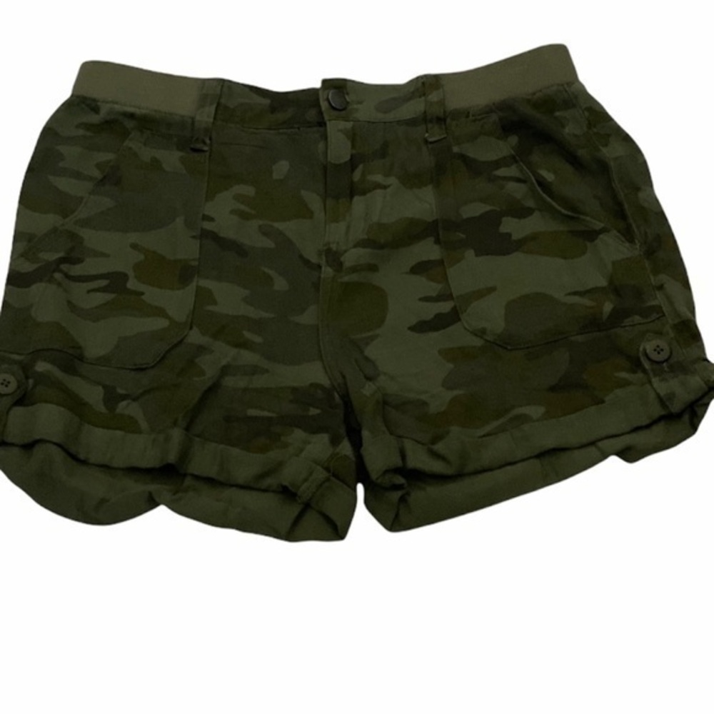 Knox Rose Green Camo Shorts Size S